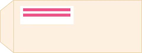 住所確認書類の郵送先